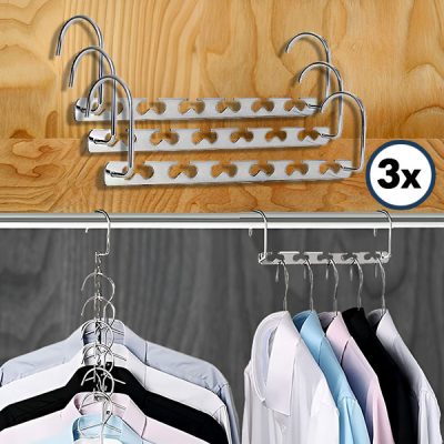 Oceľový stojan na oblečenie (3 ks) | SNAPHANG